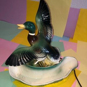 Ceramic duck with light